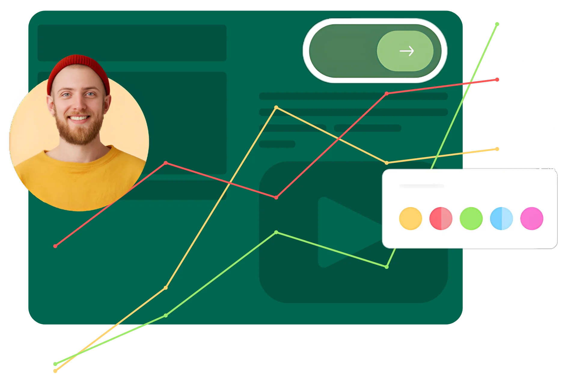 Visualization of technology overwhelm challenges faced by wisdom creators